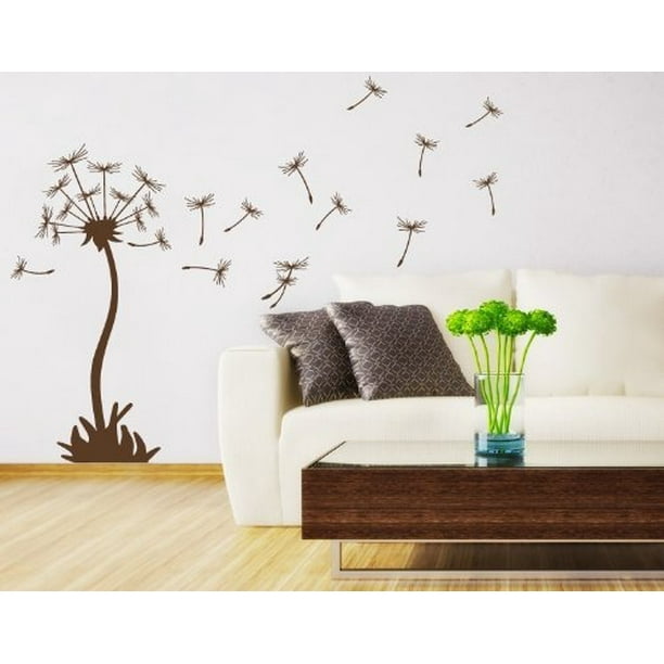 Party Dandelion Wall Sticker Portable Home Decoration Living Room Bedroom Sofa